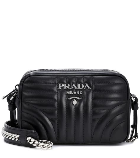 prada crossbody bag on model|Prada diagramme shoulder bag.